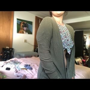 Green Cardigan